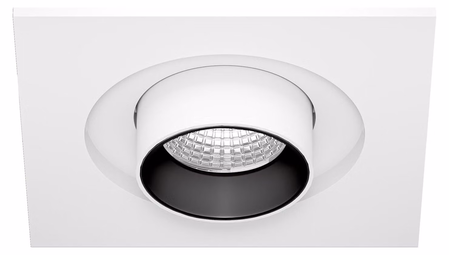 Faretto LED da incasso MINI OXO SQ 6W 42º con tecnologia CCT Switch 2700K/3200K/4000K, finitura Bianco Opaco - Beneito & Faure