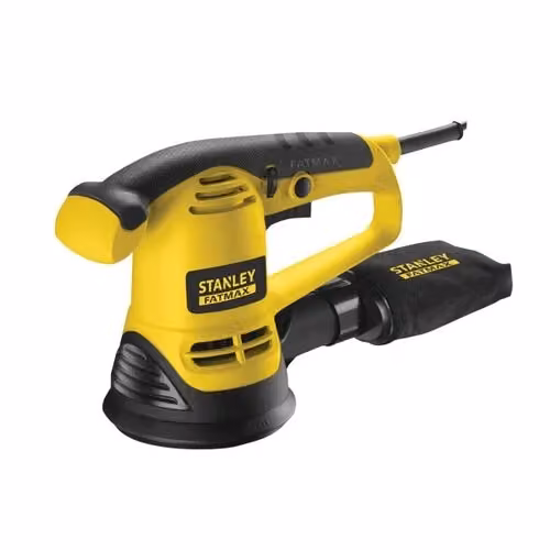 Levigatrice rotorbitale Stanley Fatmax FME440K da 480W colore giallo – 2