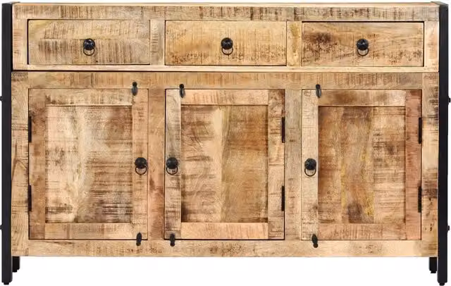 Credenza 120x35x76 cm in Legno Massello di Mango 247445