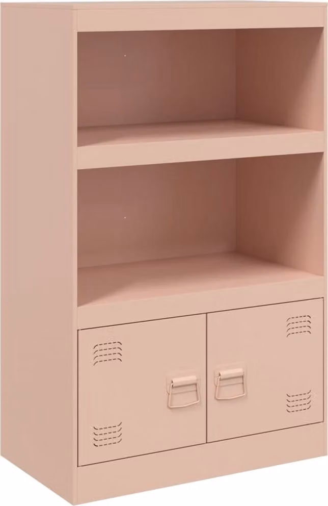 Credenza Rosa 67x39x107 cm in Acciaio