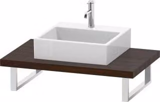 Duravit Console L-Cube 80-200x55cm, 1 AS, asta 4,5 cm, noce, spazzolato.