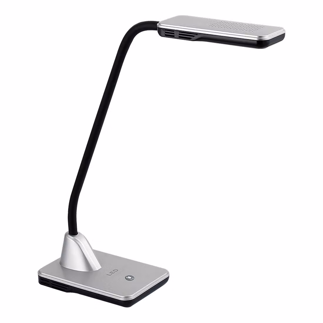 Lampada da tavolo a LED HERO 5W/5300K, nero/argento L: 270, H: 380