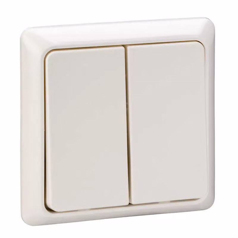 Elso Interruttore doppio 42 V/1 A da incasso RINNOVAMENTO bianco puro ELG506184