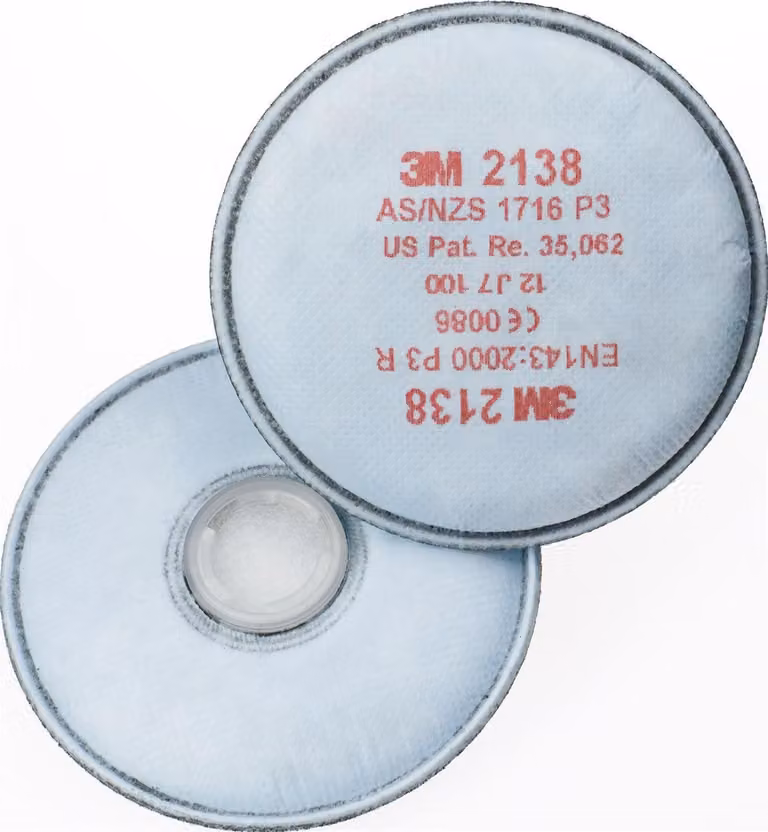 3M Filtro antiparticolato rotondo 2138 EN 1473:2000 P3R - 7000029735