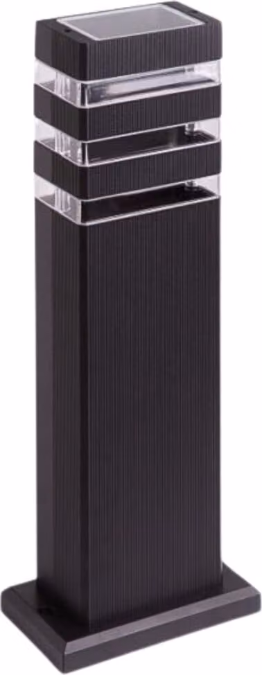 Palo luminoso da giardino 40 cm 1xGU10 IP44 alluminio nero Ecolight EC79419