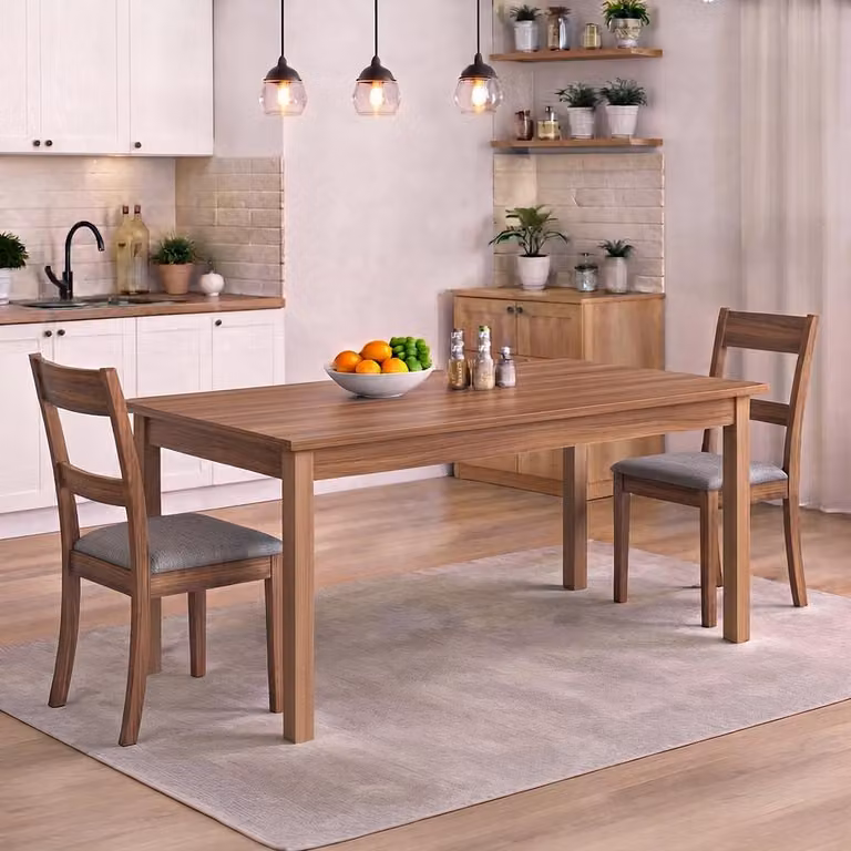Tavolo Allungabile Firenze 140x85 cm Noce Naturale Italy