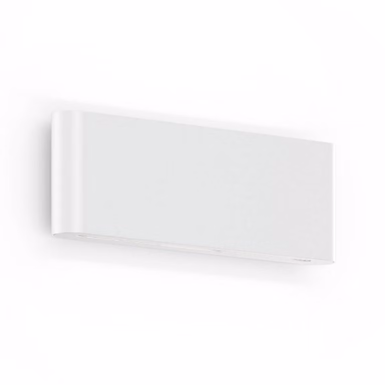 Wever & Ducré Lighting Applique da esterni Kiosk 2.0, dimmerabile, Bianco / Opale, Alluminio, Moderno, Applique da esterni