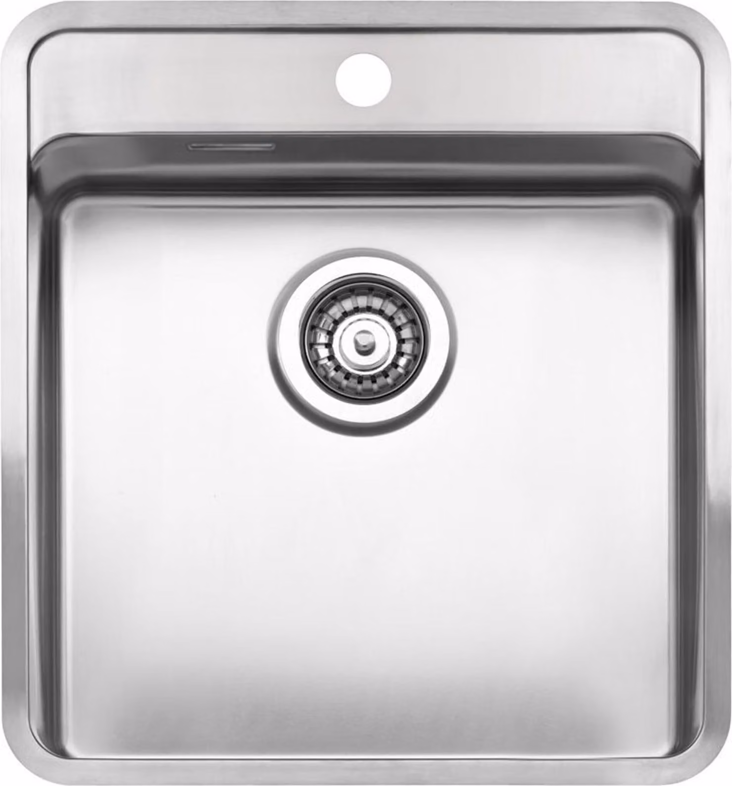 Lavello Reginox in acciaio inox OHIO 40-40 con foro per rubinetto da banco