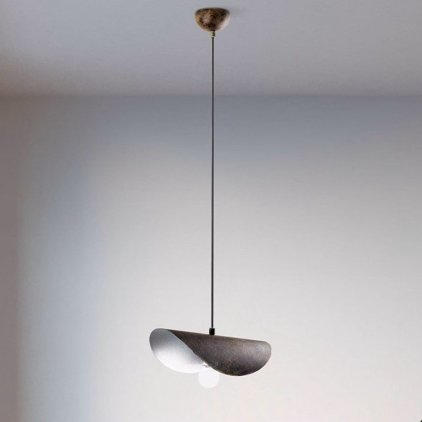 Lampada a sospensione Opviq, dimmerabile, Marrone / Ruggine, Soggiorno / Sala da pranzo, Metallo, Lampada a sospensione