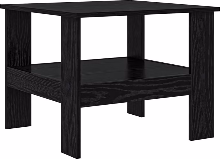 Tavolino da salotto Rovere Nero 57 x 55 x 45 cm