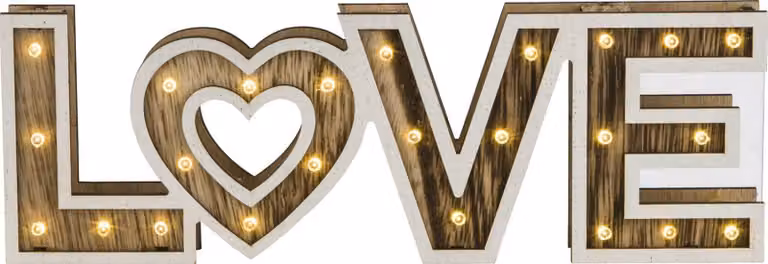 Globo Love lampada da tavolo in plastica, 26xLED; 29976