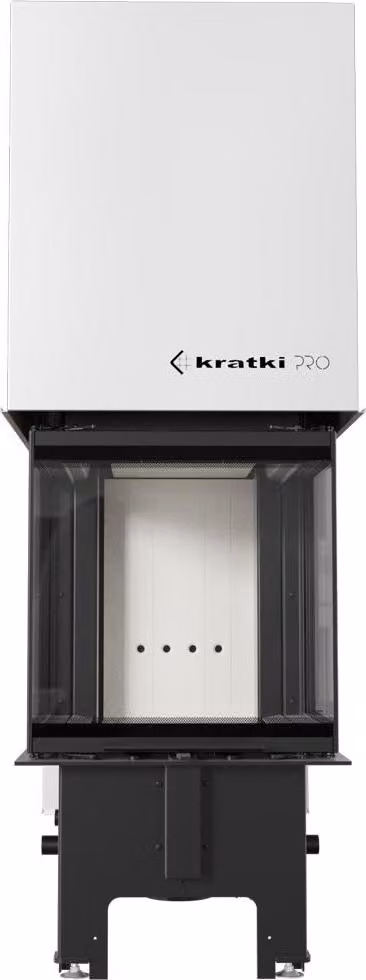 Inserto per caminetto KRATKI REGNOR 500/500 7 kW Ø 200 3 lati in vetro