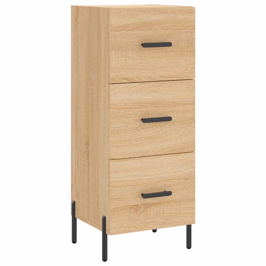 Credenza Rovere Sonoma 34,5x34x90 cm in Legno Multistrato