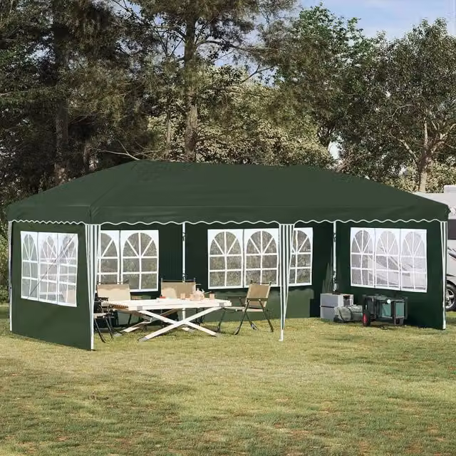 Tenda per feste a pop-up 574 x 289 x 245 cm Verde 42019794