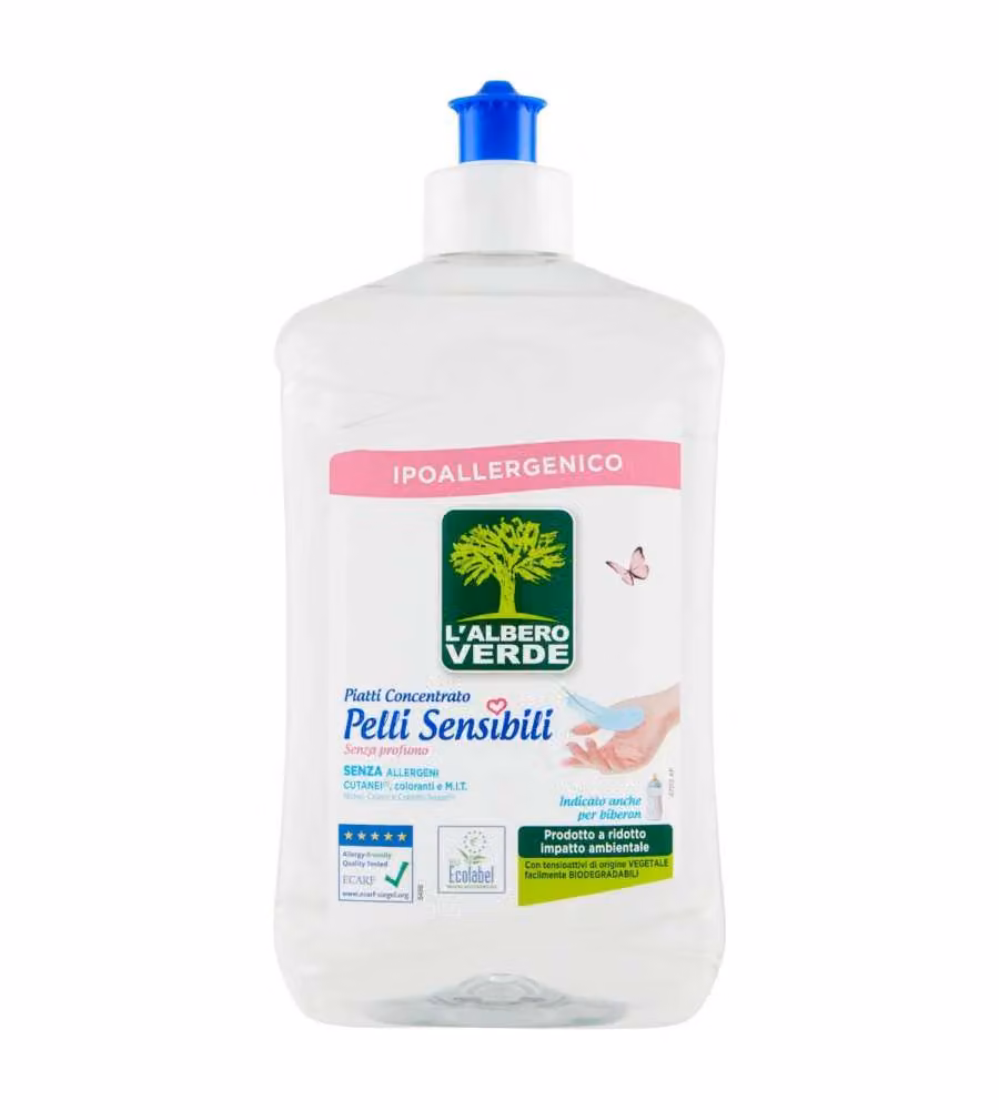 L'Albero Verde Detersivo Piatti Concentrato Ipoallergenico 500ml