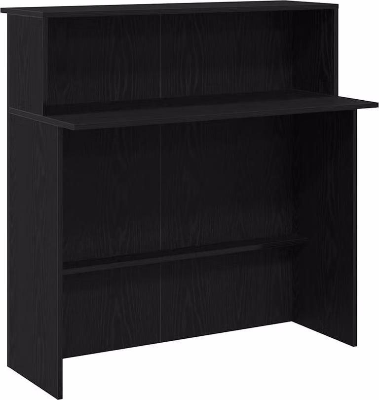 Banco Reception Nero 100x50x103,5 cm in Legno Multistrato