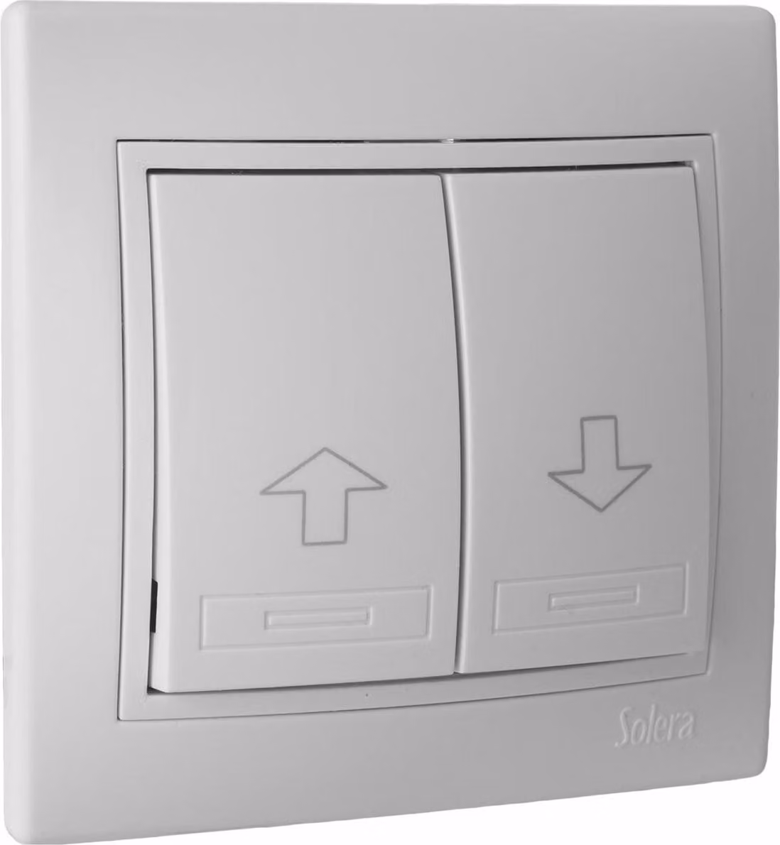 SOLERA 42920 PULSADOR DE PERSIANA 83X81X10MM 10A 250V S.Europa, 250 V, Neutro