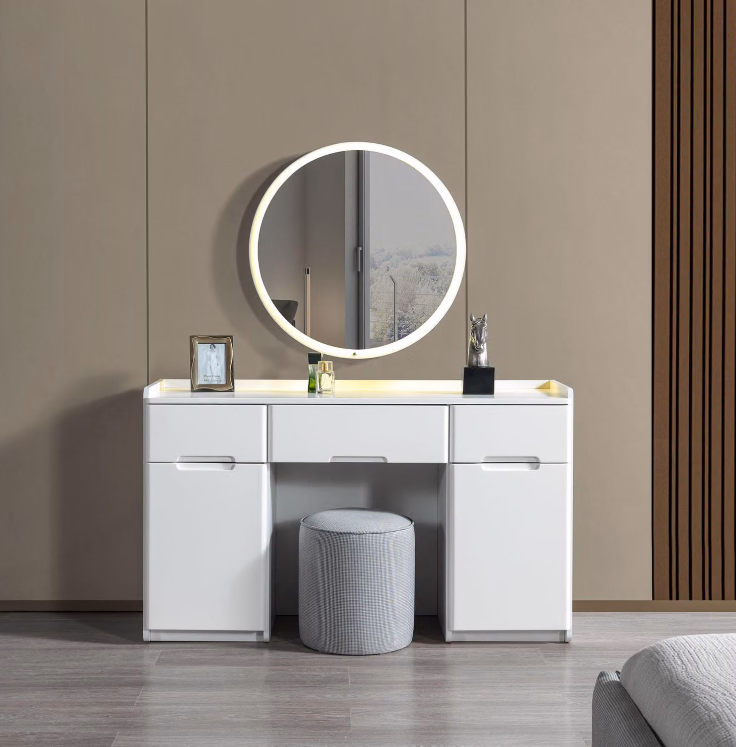 Kosmetiktisch Schminktisch modern kompakt für Schlafzimmer
