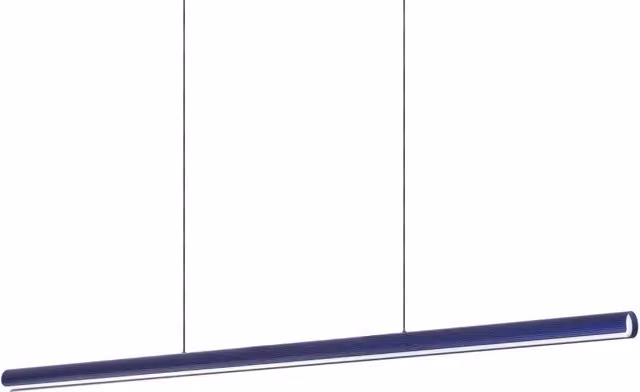 Lampada a Sospensione Dorica LED 35W Luce Calda 3000K Blu Altezza Regolabile Ideal Lux