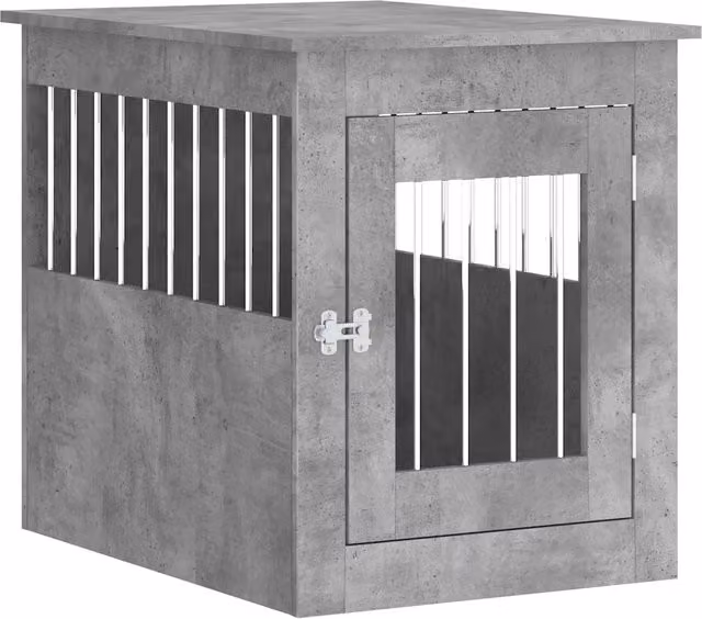 Gabbia Cani Arredamento Grigio Cemento 55x75x65cm Multistrato CFW8979219