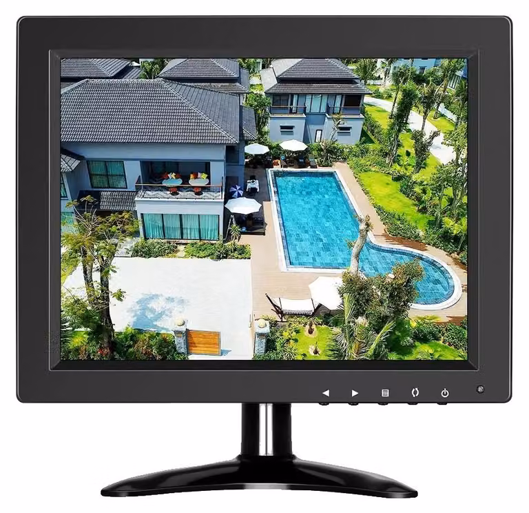 Videosorveglianza, display LCD da 10 pollici, compatibilità con più ingressi, spina di tipo europeo
