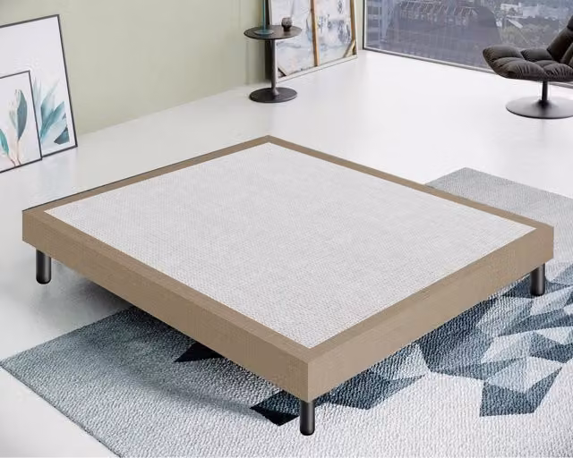 Letto Sommier Matrimoniale MaterassieDoghe Beige L: 160 cm, P: 190 cm – 1