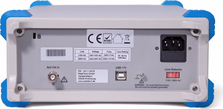 PEAKTECH 4120 Generatore di funzioni, arbitrario, 1 µHz ...