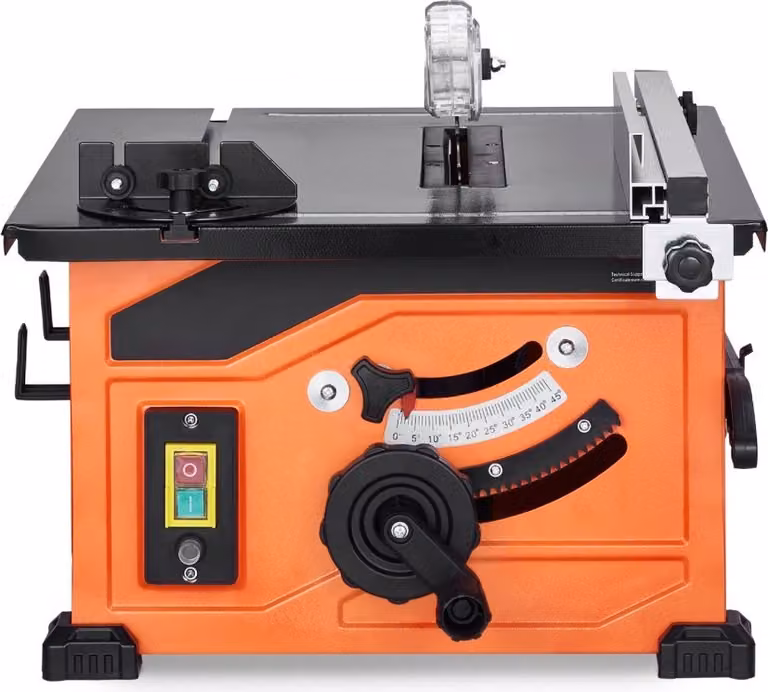 Sega circolare portatile da 1200 W - Sega circolare con diametro esterno della lama di 210 mm - Capacità di taglio massima di 225 mm - Velocità di taglio di 4800 giri al minuto - Lama a 24 denti e guida obliqua - Per la lavorazione del legno e la costruzi