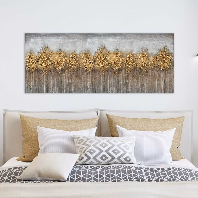 Quadro Bosco Dorato Agave Quadri