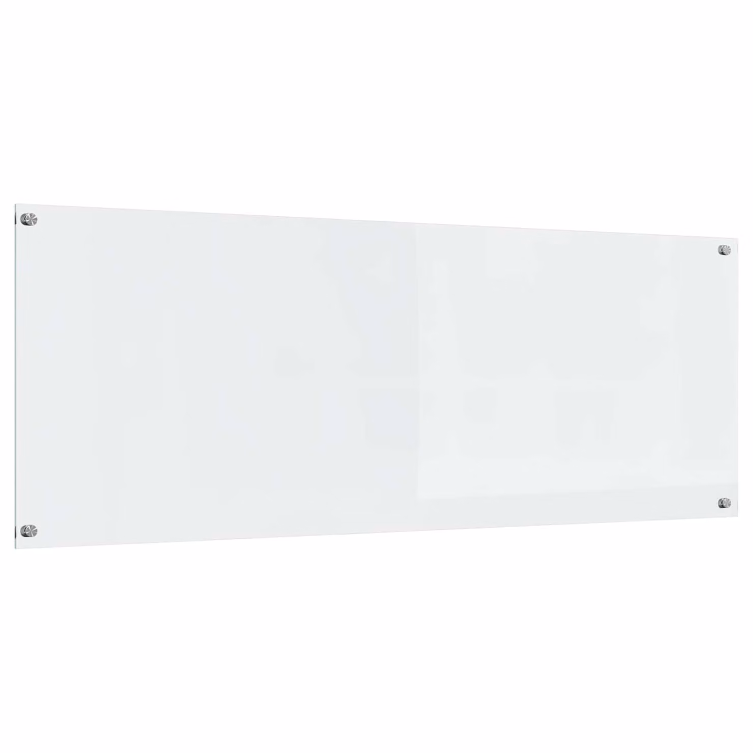 Schienale da cucina trasparente in vetro temperato vidaXL L: 110 cm, H: 40 cm