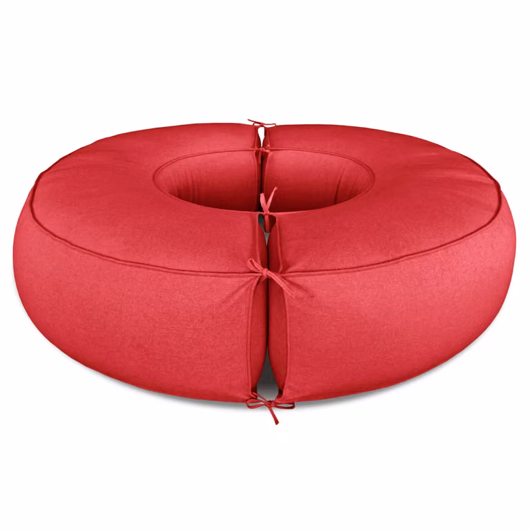 Salottino tondo Rosso