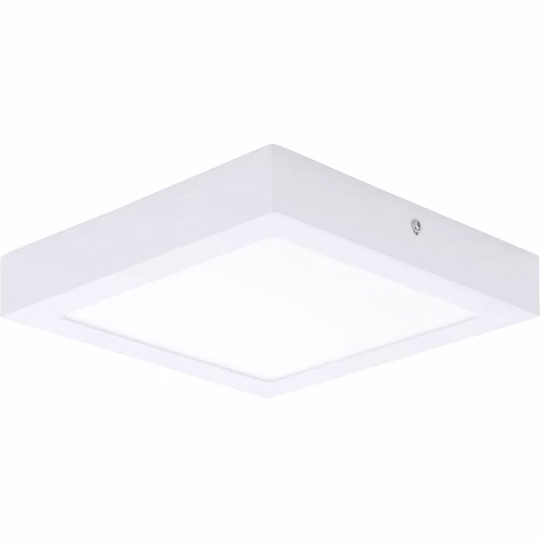 Lampada da soffitto Fueva-CCT 225 x 225 mm bianca