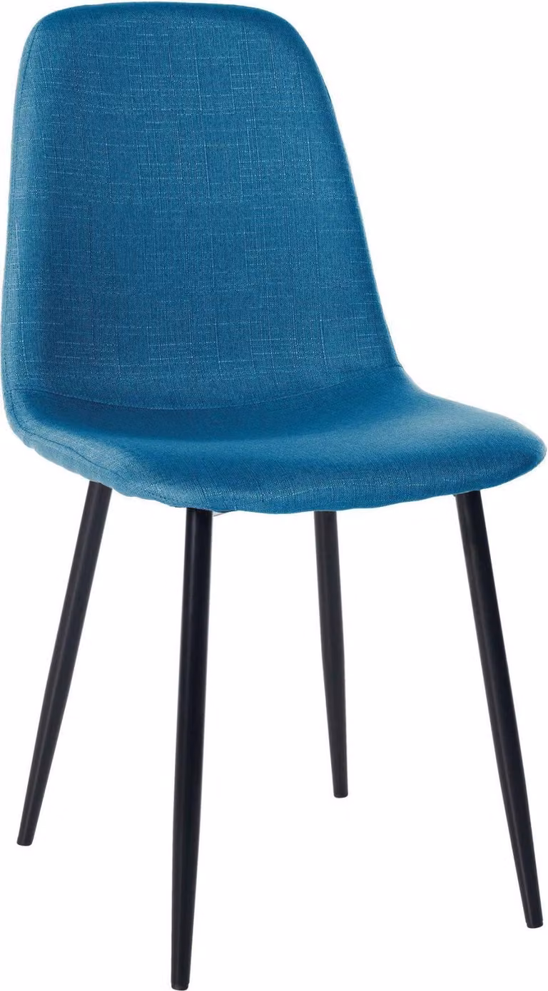 Sedia da pranzo - Sedia da pranzo - Imbottitura e cura confortevoli - Design amichevole | Colore: Blu | Materiale: Polvere