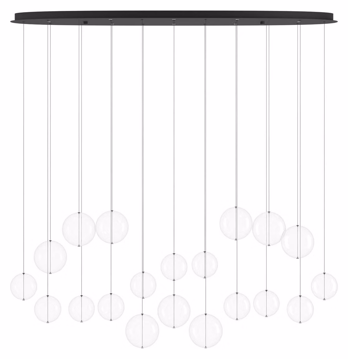 Lampada a sospensione Espardello, colore nero