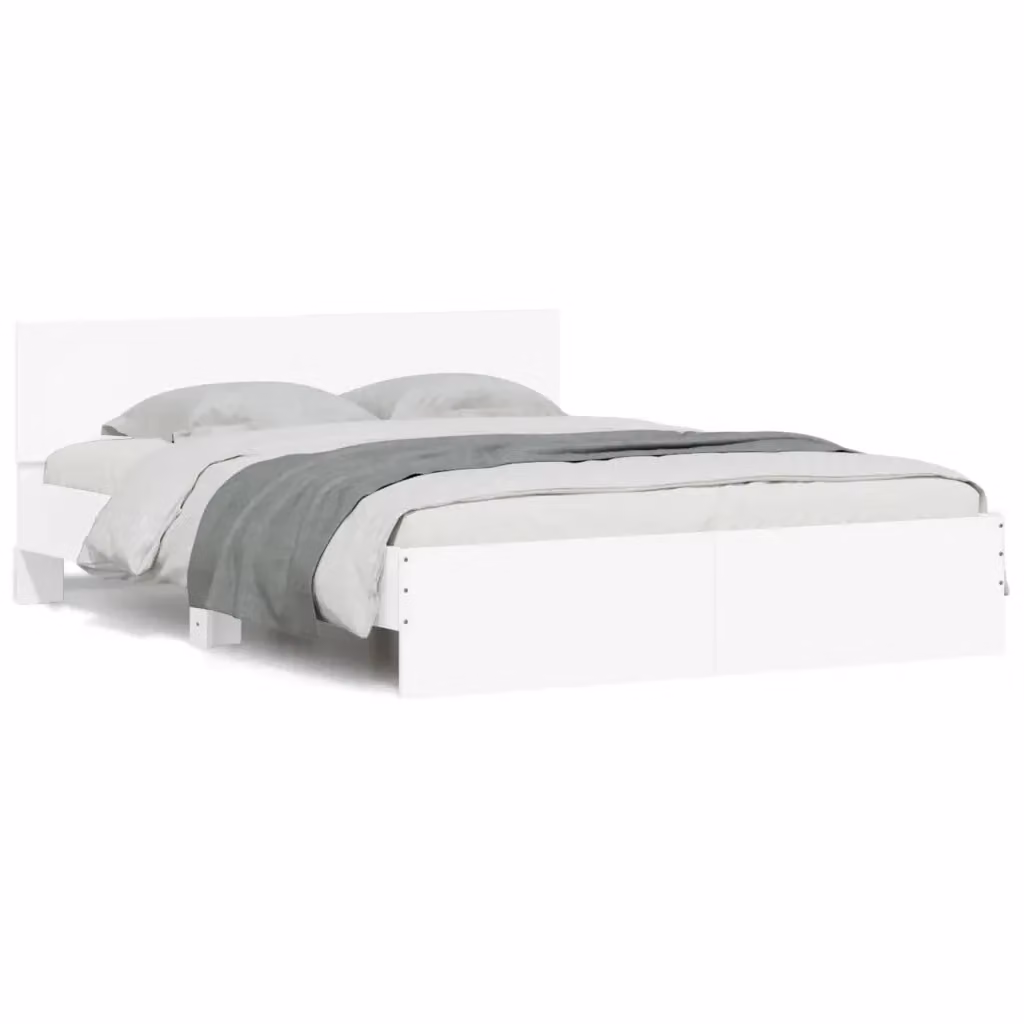 vidaXL Giroletto con Testiera Bianco L/P/H: 150 x 200 x 155 cm – 2