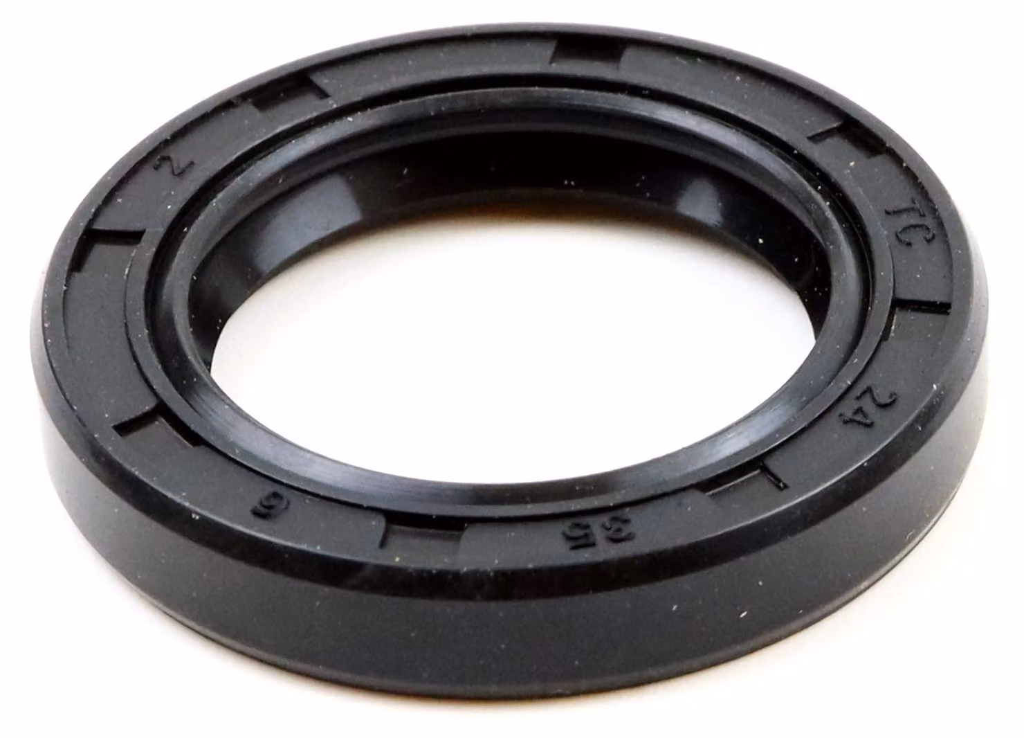 Guarnizione radiale per albero, dimensioni 24x35x6 mm, materiale NBR70, conforme alla norma DIN 3760