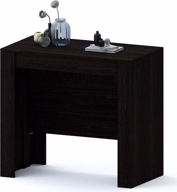 Tavolo Consolle Allungabile Oslo Plus Fino A 3 Metri, Tavolo 14 Posti Salvaspazio Multiposizione, Design Moderno Ed Elegante, Consolle Per Casa E Ufficio, 78 x 51 x 90 cm, Colore Wengè