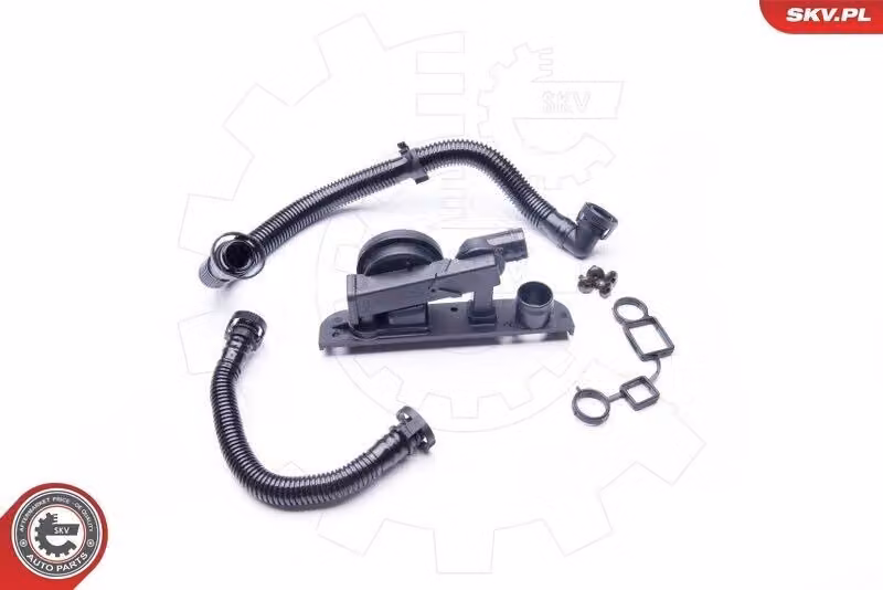 Kit di riparazione ESEN SKV per lo sfiato del basamento 31SKV005, testata per VW GOLF VI (5K1), a pressione controllata 0,4 kg
