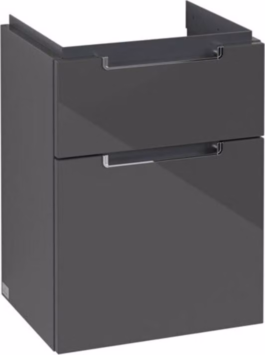 Villeroy & Boch Subway 2.0 meuble sous lavabo, 2 tiroirs, lavabo au centre, 440x590x352mm, A90610FP, A90610FP