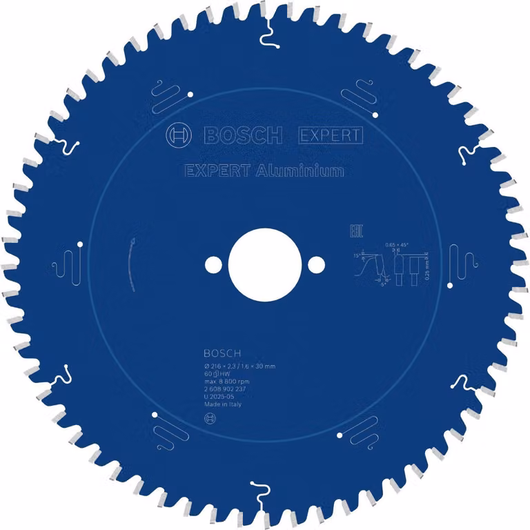 Lama circolare Bosch EXPERT per alluminio, 216x30 mm, Z60