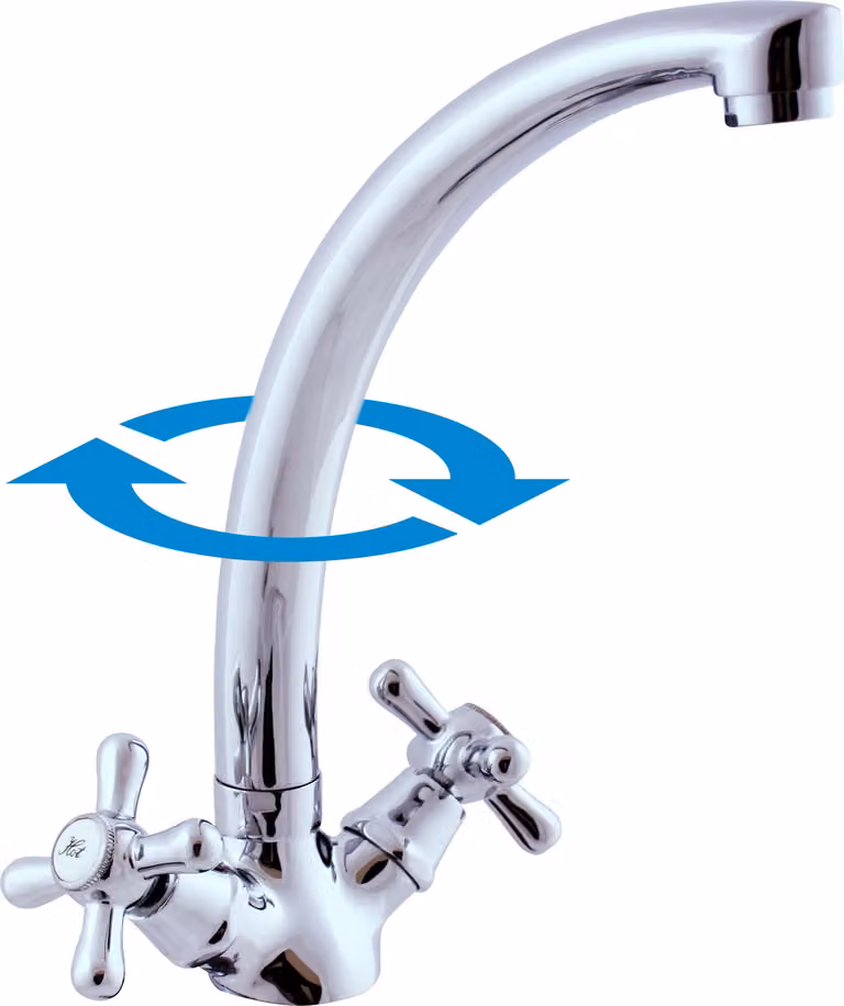 Slezák-RAV Miscelatore per lavabo Slezák RAV Morava MK120/3 Colore: top in Vetroceramica/cromo, Dimensioni: 3/8''