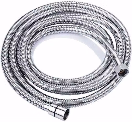 Rubinetto per doccia RVS color argento - 300 cm - universale