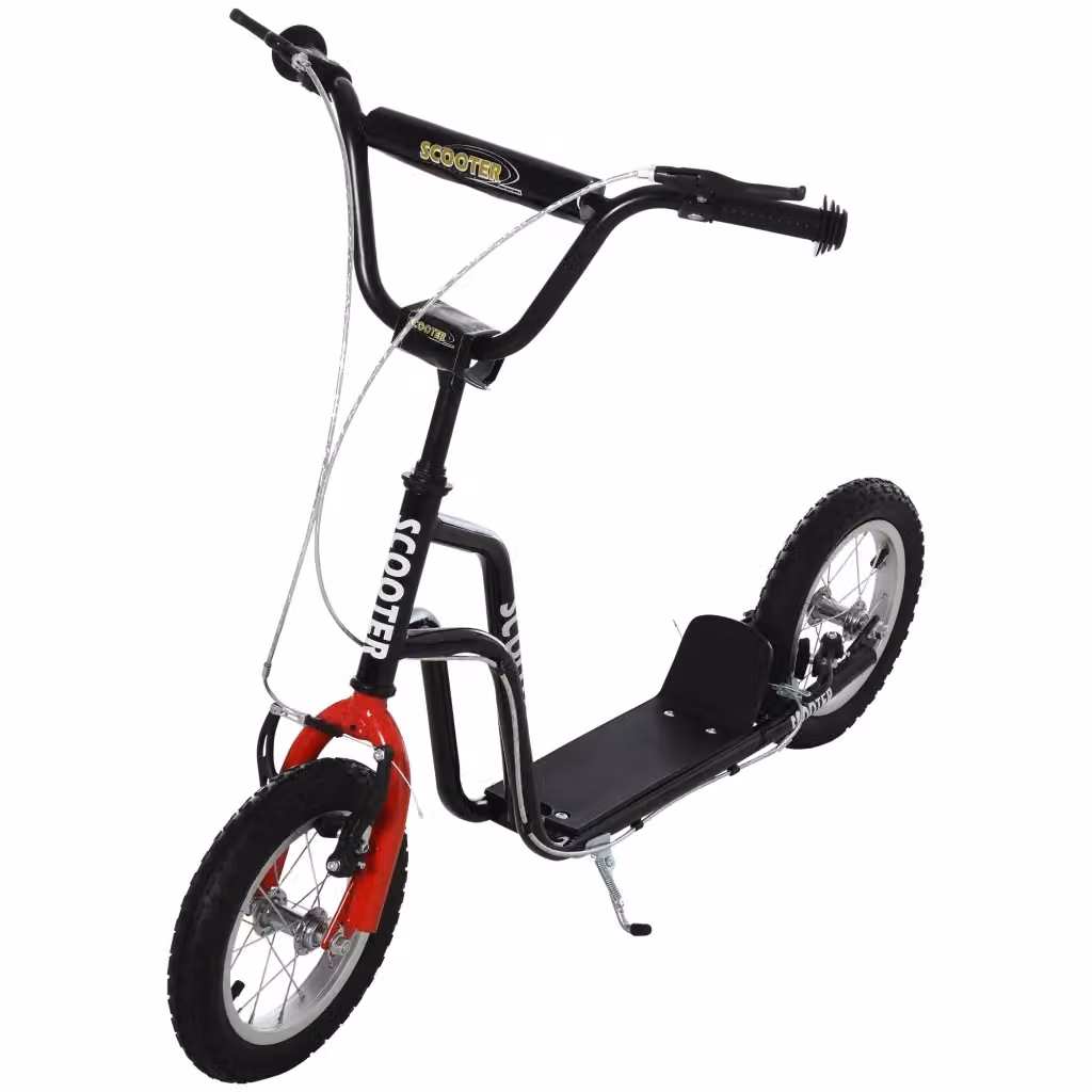 Monopattino per bambini Xylo con manubrio regolabile e struttura in metallo, colore nero – 2