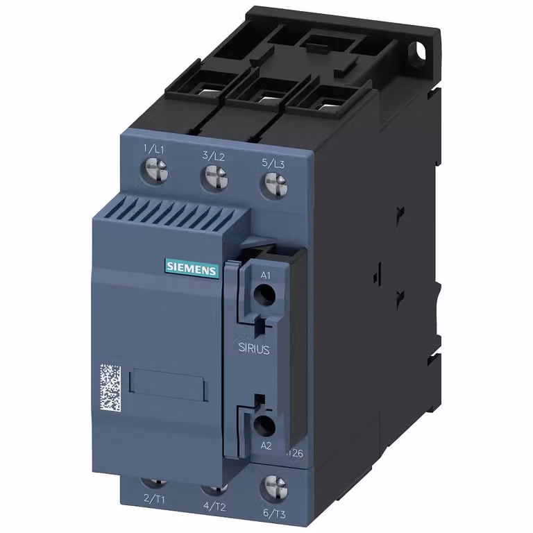 Contattore Siemens, AC-6B, 75 kVAr/400 V, 2 poli, 24 V CA, 50/60 Hz 3RT26371AB05