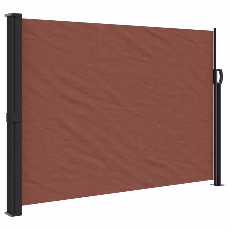 Tenda da Sole Laterale Retrattile Marrone 140x300 cm