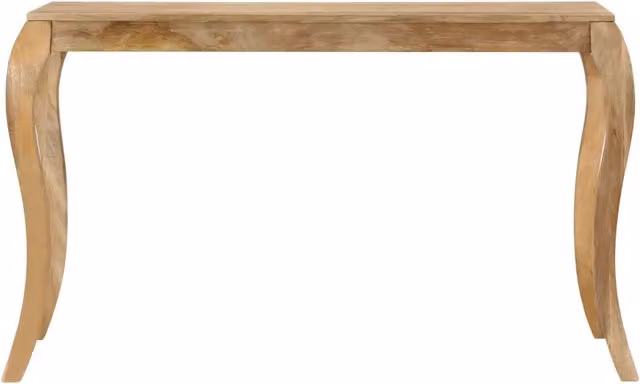 Tavolo da pranzo moderno rettangolare in legno di mango vidaXL L: 118 cm, P: 60 cm, H: 76 cm