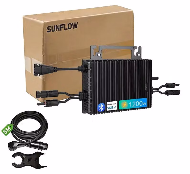 Micro-inverter solari, monitoraggio intelligente, elevata potenza di uscita, 1200W, 230V, 16-60V