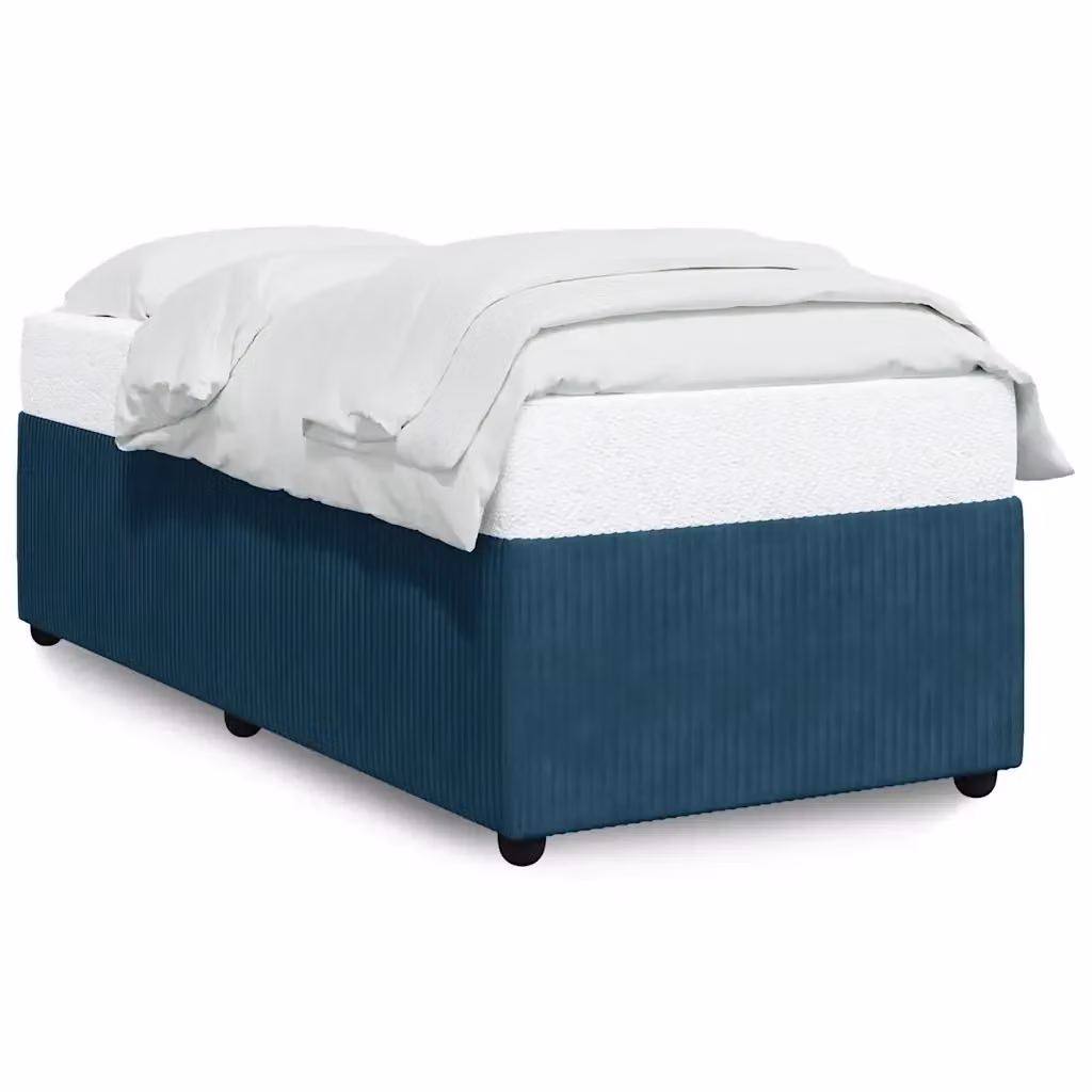 vidaXL Giroletto in Velluto Blu L/P: 100 x 200 cm – 2