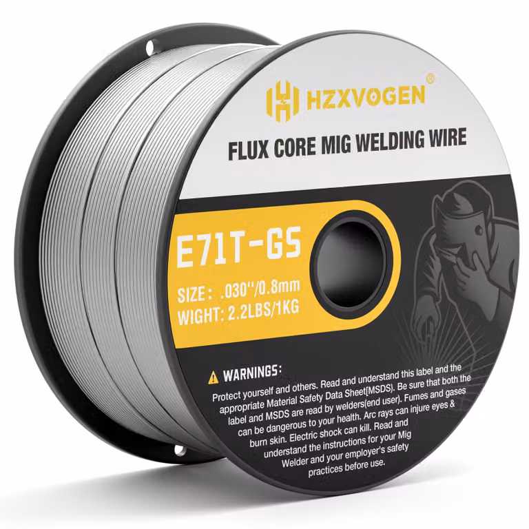 Filo di saldatura Fluxkern da 0,8 mm, filo MIG senza gas