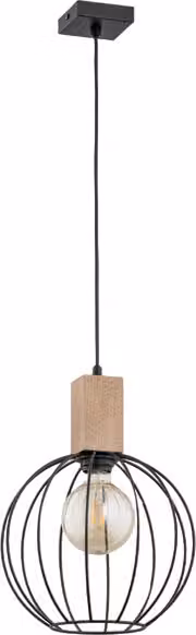 Lampada a sospensione ARIZAN marrone 1xE27x15W in metallo, dimensioni: 90x25x25 cm, IP20, Alfa